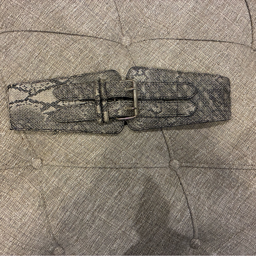 Snake Print Belt